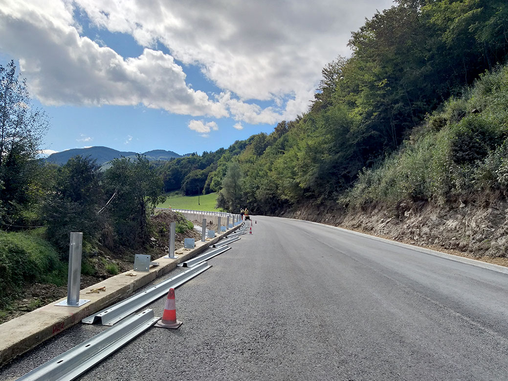 Završni radovi na Kvasinovoj krivini