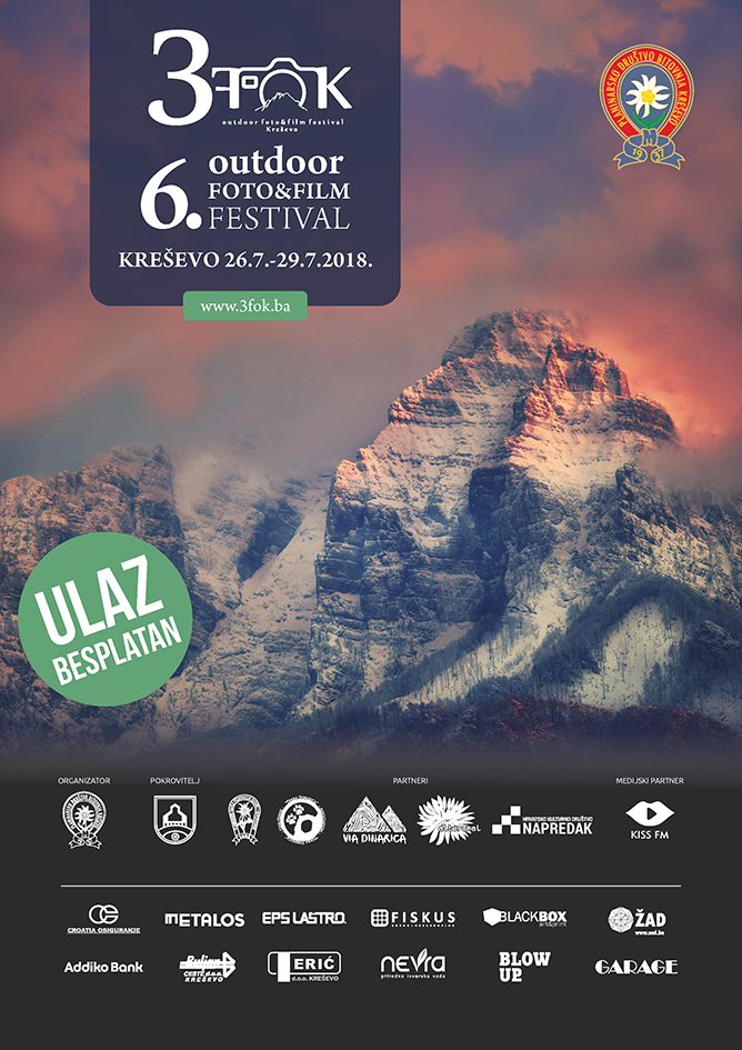 Uskoro 6. izdanje Outdoor Foto&Film Festivala 3fok