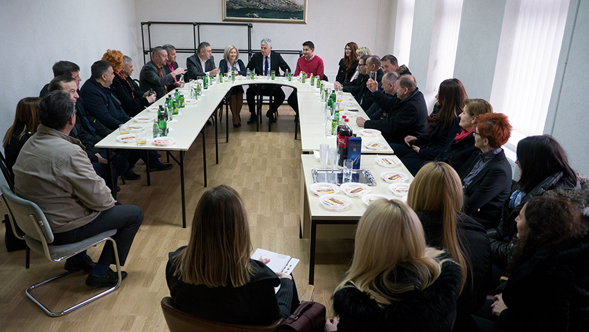 Dr. Dragan Čović i Borjana Krišto u posjetu Kreševu