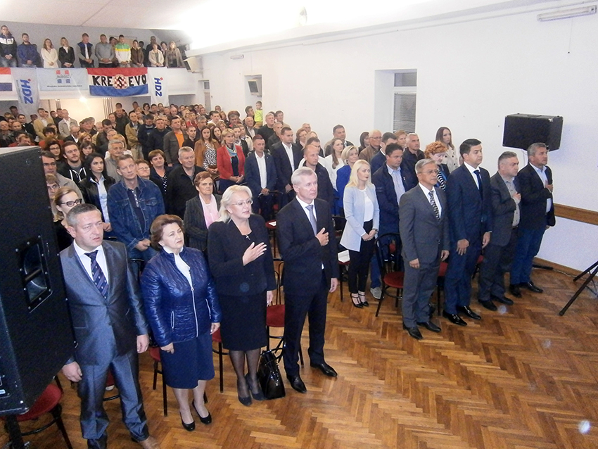 HDZ BiH Kreševo održao završni predizborni skup