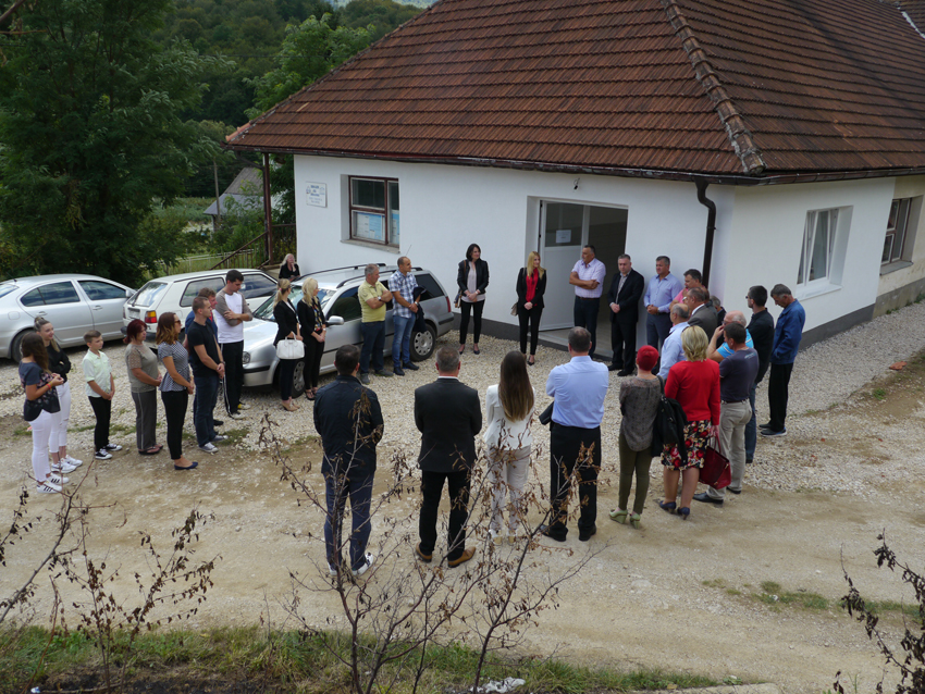 Svečano otvorenje stanice za otkup mlijeka i sportskog igrališta u Crnićima