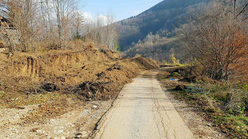 Nastavljeni radovi na putnom pravcu Crnići - Crnićki Kamenik
