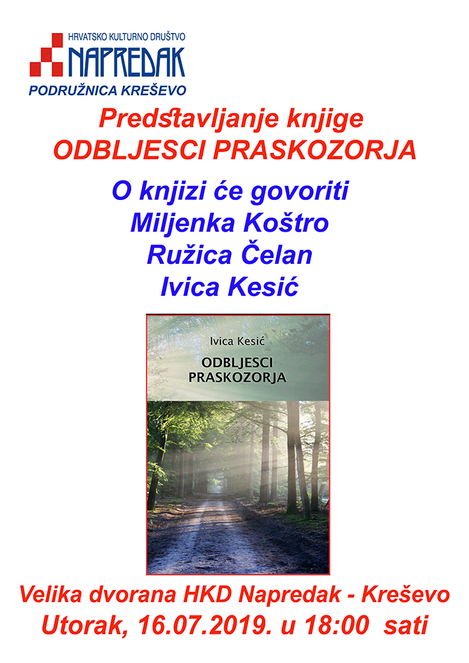 Najava: Promocija nove knjige Ivice Kesića