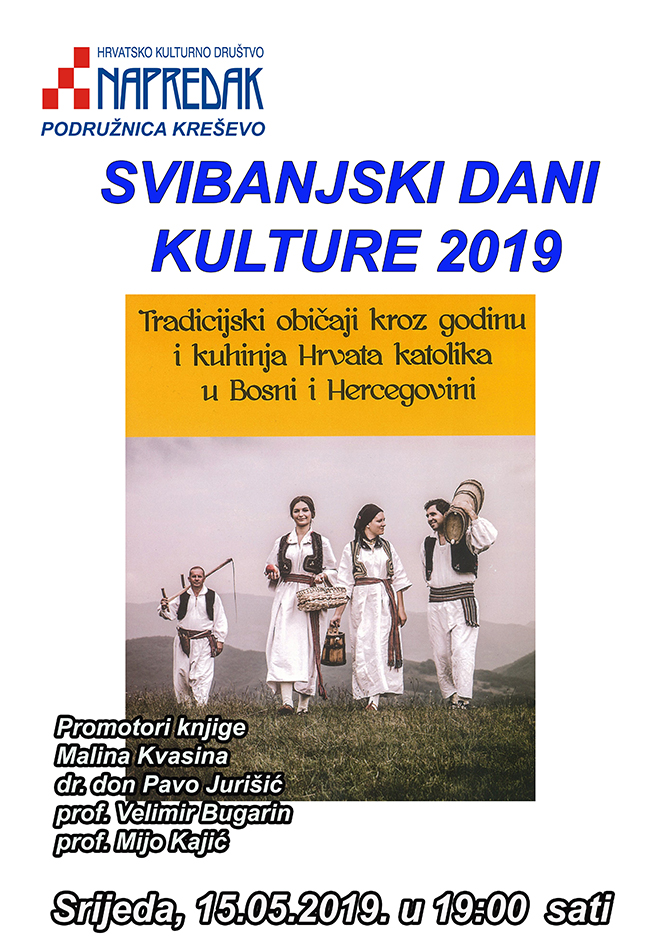 Najava: Tradicijski običaji kroz godinu i kuhinja Hrvata katolika u Bosni i Hercegovini