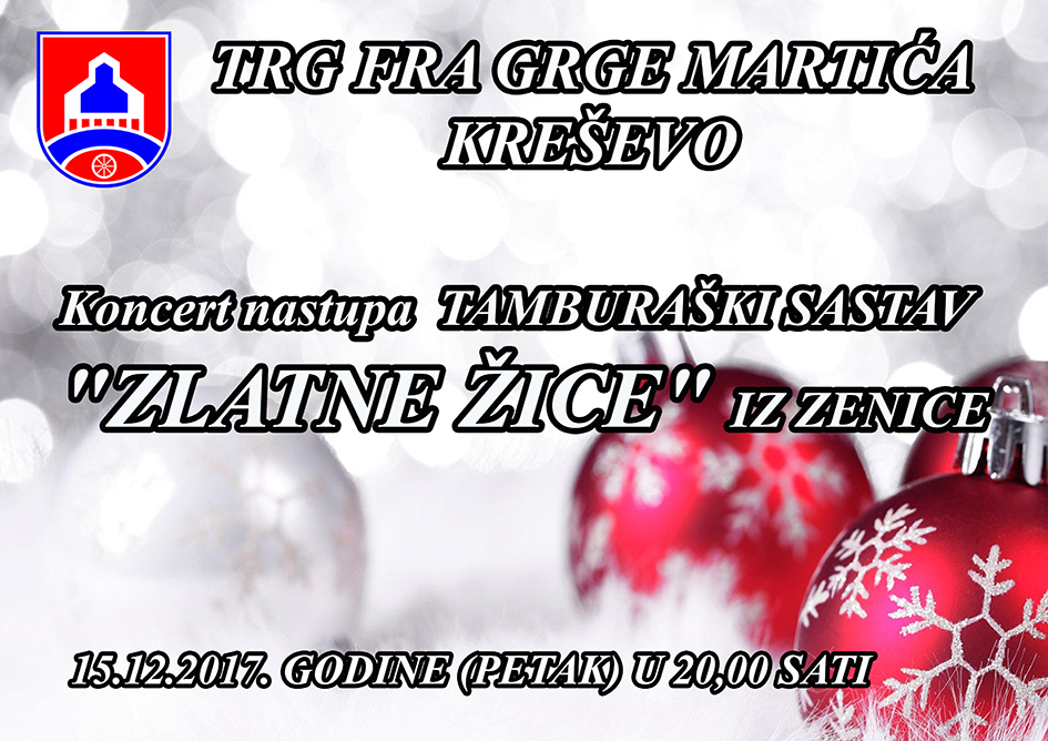 Tamburaški koncert na trgu - najava