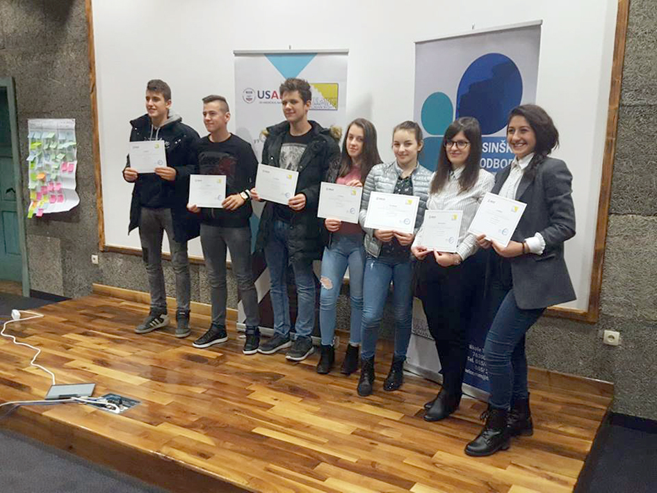 „Građanska misija obrazovanja“ – trodnevni trening za učenike