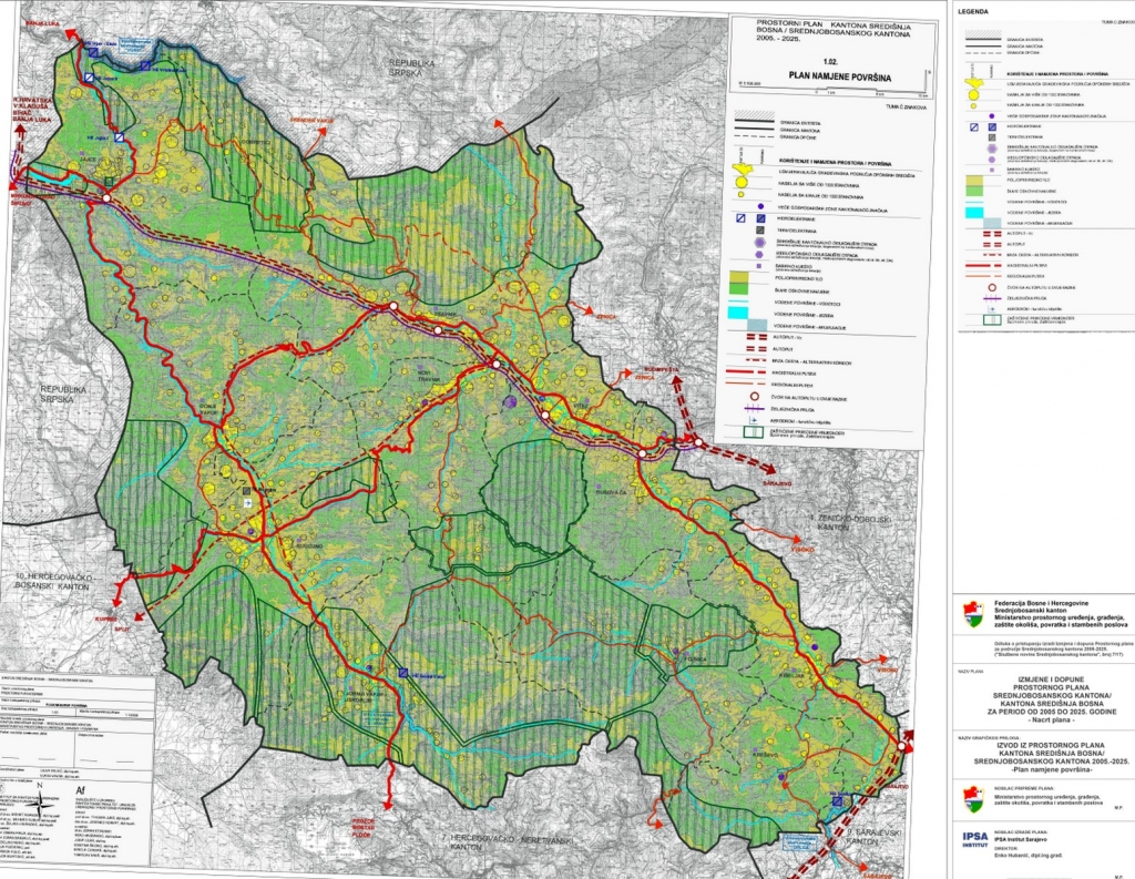 Javna tribina: Položaj općine u kontekstu izmjene i dopune Prostornog plana KSB/SBK (2005.-2025.).
