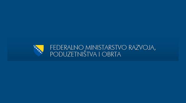 Federalno ministarstvo razvoja, poduzetništva i obrta, objavljuje Javni natječaj za financiranje programa i projekata iz dijela prihoda ostvarenih po osnovu naknada za priređivanje igara na sreću