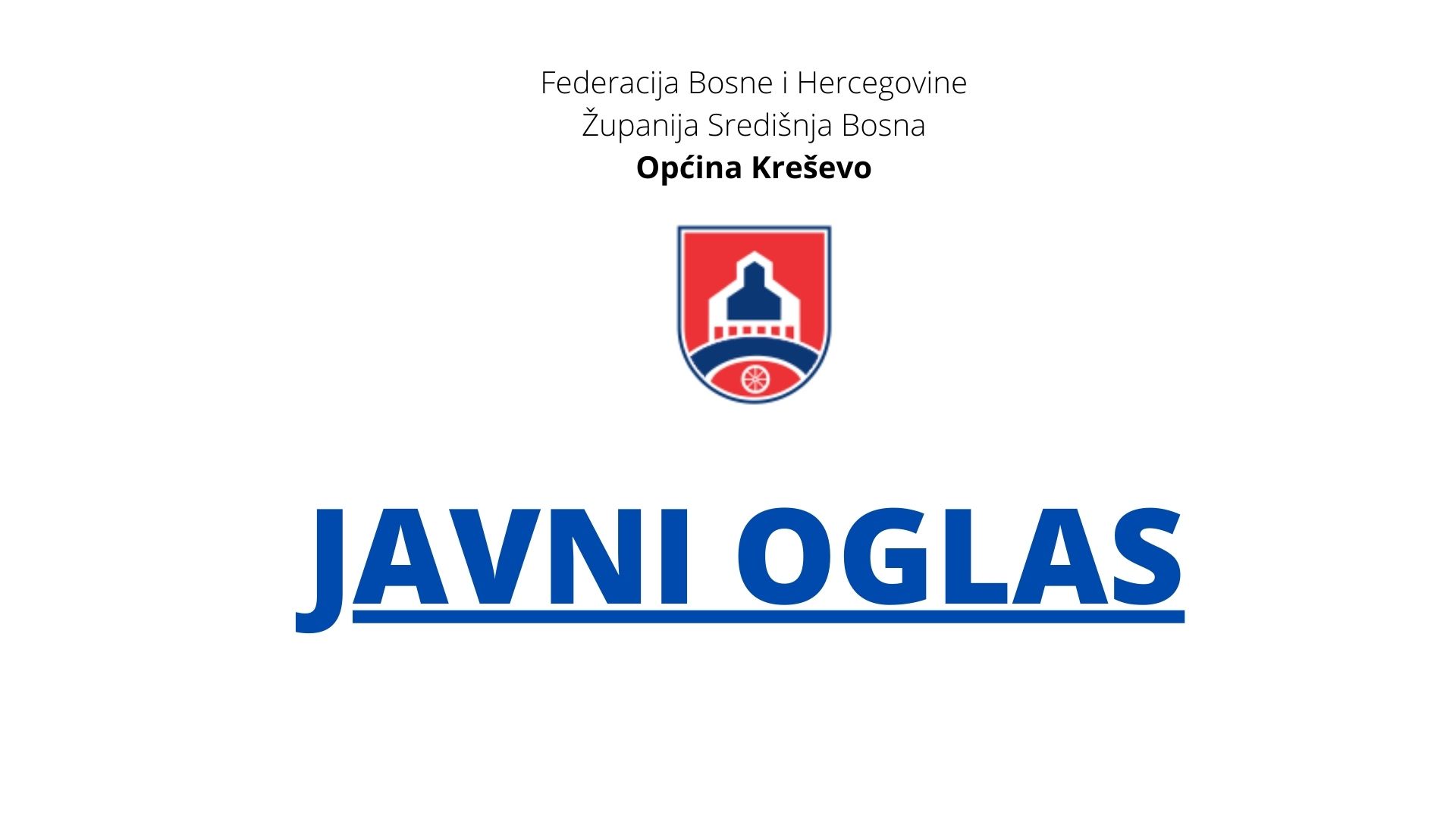 Javni oglas za prijavu kandidata za kontrolore izbornih rezultata