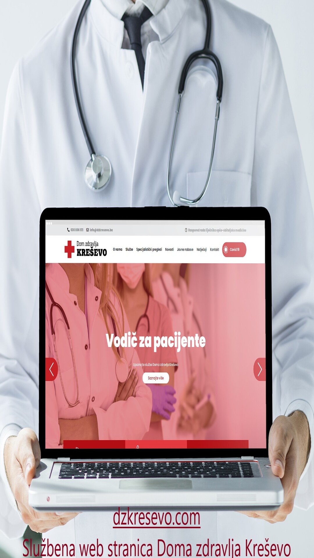 Službena web stranica Doma zdravlja Kreševo