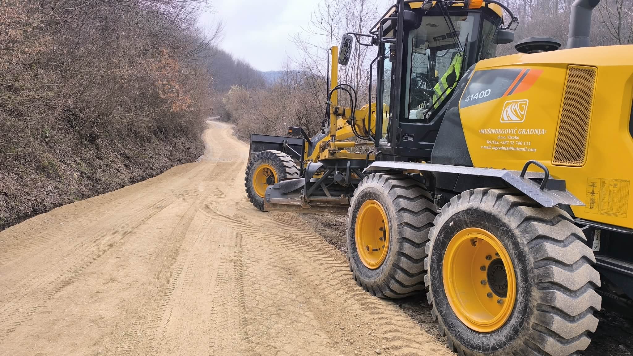 Radovi na putu Bukva – Ljetovik napreduju planiranom dinamikom