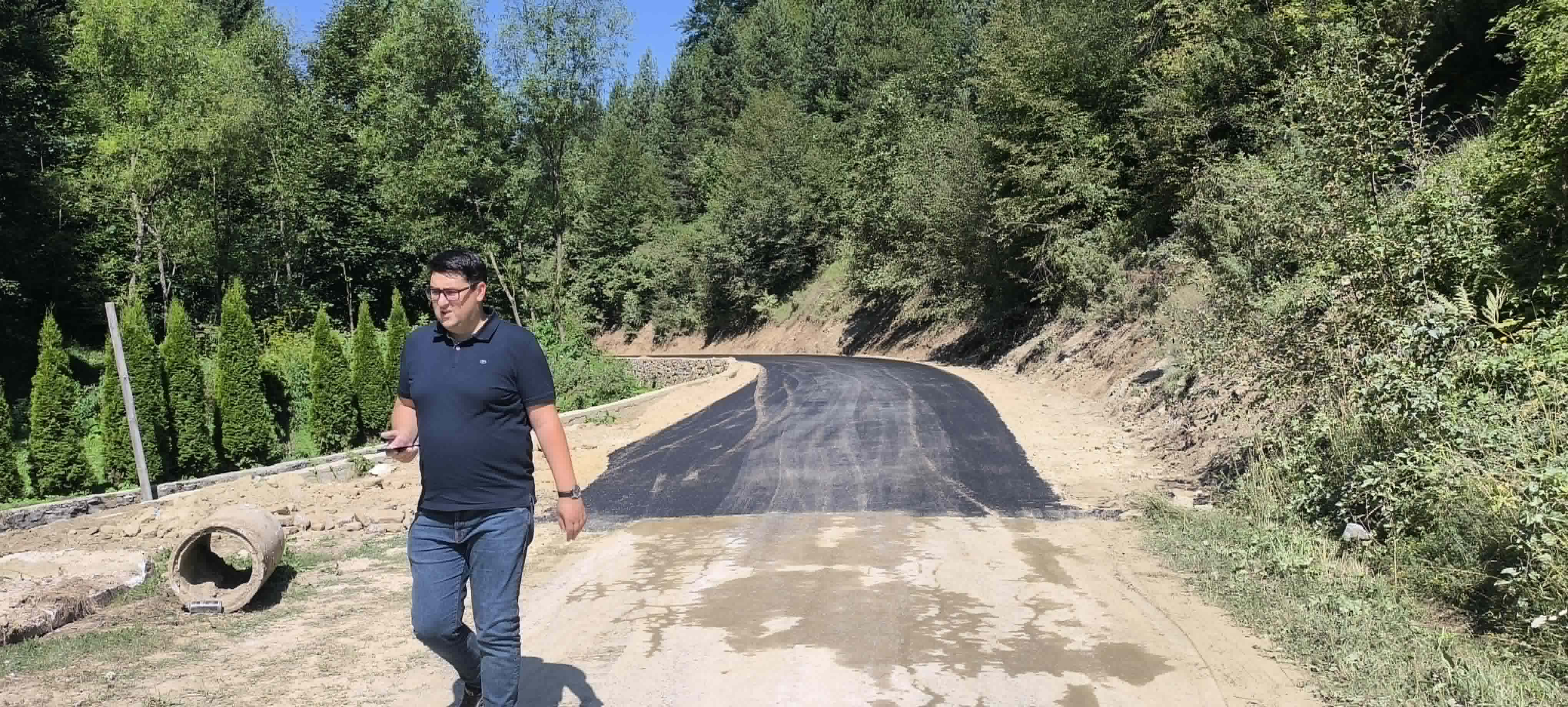 Deževice - Asfaltira se dionica duga kilometar
